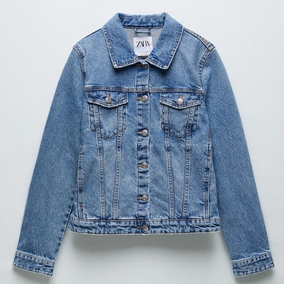 XL Blue Jean Jacket from Zara - Picture 1 of 1